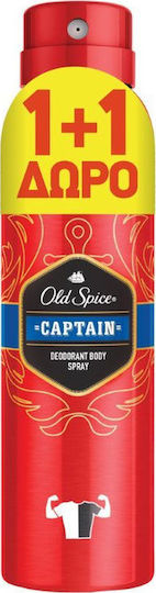 Old Spice Captain Дезодорант спрей за тяло 2 x 150ml Дезодорант в Спрей 2x150мл