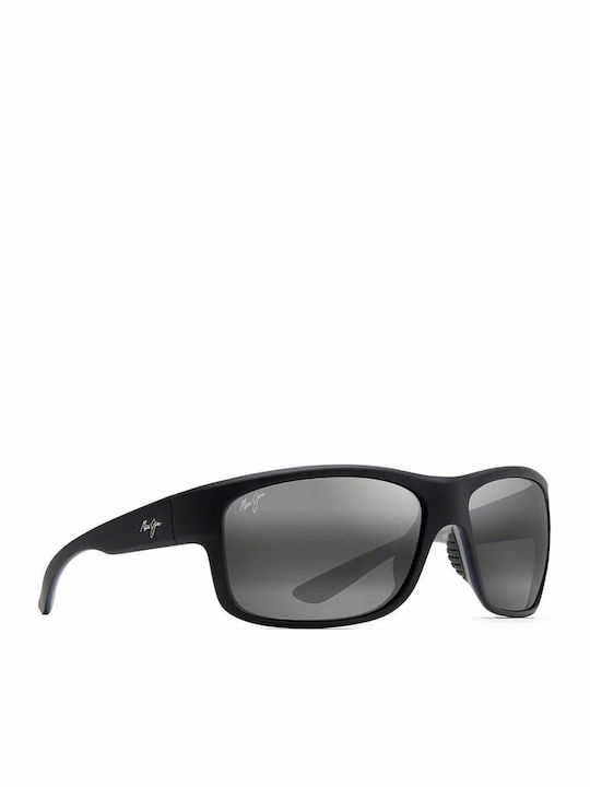 Maui Jim Southern Cross Ανδρικά Γυαλιά Ηλίου με Γκρι Κοκκάλινο Σκελετό και Μαύρο Polarized Καθρέφτη Φακό 815-53B