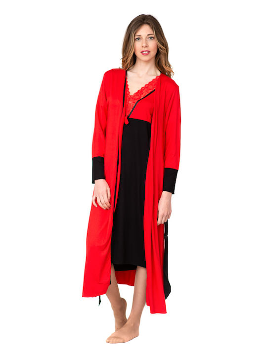 Robe Nightgown Set (3053-1)