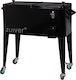 Frigider Metalic Mobil Negru Be Cool 91x39x84,5cm
