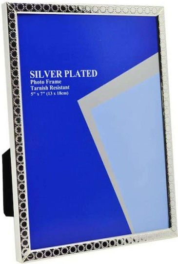 Ankor Silver Plated Photo Frame with Silver Frame