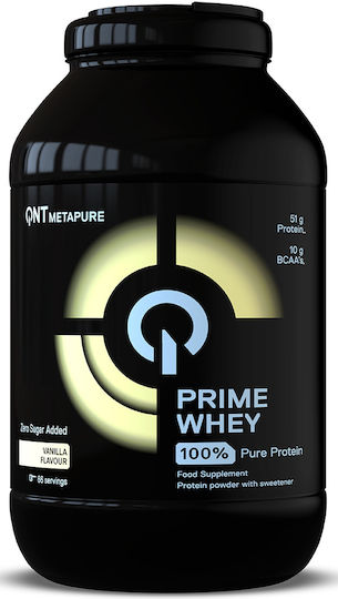 QNT Prime Whey Πρωτεΐνη Ορού Γάλακτος Χωρίς Γλουτένη με Γεύση Βανίλια 2kg