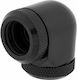 Corsair Hydro X Series XF Hardline 90° 14mm OD Fitting Twin Pack Fittings Μαύρο