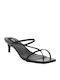 IQ Shoes Women's Sandals 1G-0196 Black with Thin Medium Heel