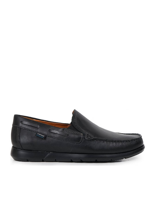 Boxer Men's Leather Moccasins Black