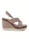 Xti Women's Platform Shoes Taupe