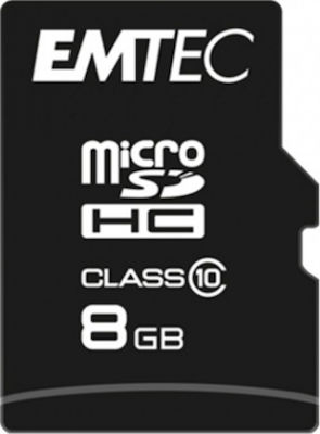 Emtec Classic microSDHC 8GB Clasa 10