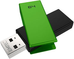 Emtec C352 Brick 64GB USB 2.0 Stick Verde