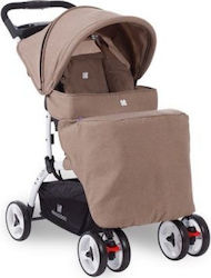 Kikka Boo Airy 2 in 1 2 in 1 Baby Stroller Suitable for Newborn Beige Melange 8.6kg