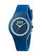 Daniel Klein Watch with Blue Rubber Strap DK.1.12277-3