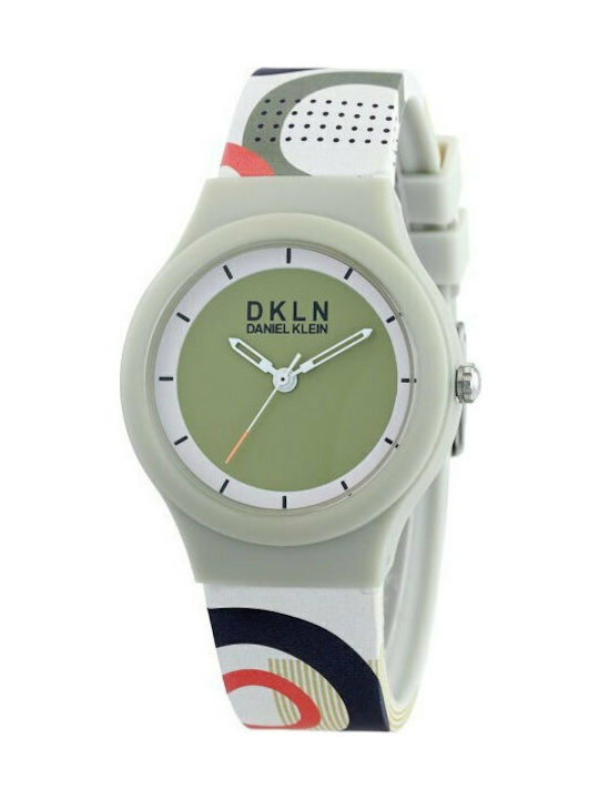 Daniel Klein Watch with Rubber Strap DK.1.12277-9