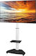 Techly ICA-TR3WH Βάση Τηλεόρασης Δαπέδου έως 70"