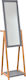 Floor Mirror with Gray Wooden Frame 156x40cm