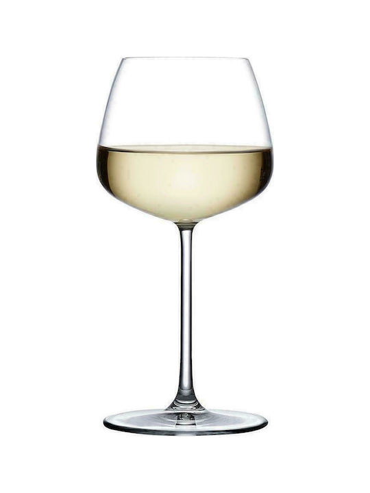 Espiel Nude Mirage Σετ Ποτήρια για Λευκό Κρασί από Γυαλί Κολωνάτα 425ml 6τμχ