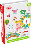 Tooky Toys Магнитна построителна игра Magnetic Box A Wonderful Day за деца на възраст 3++ години