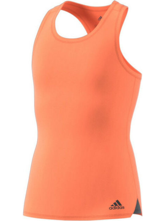 Adidas Kinderhemd Ärmellos Orange Club Tank