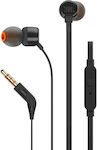 JBL Tune 160 In-Ear Freihändig Kopfhörer mit Stecker 3.5mm Schwarz