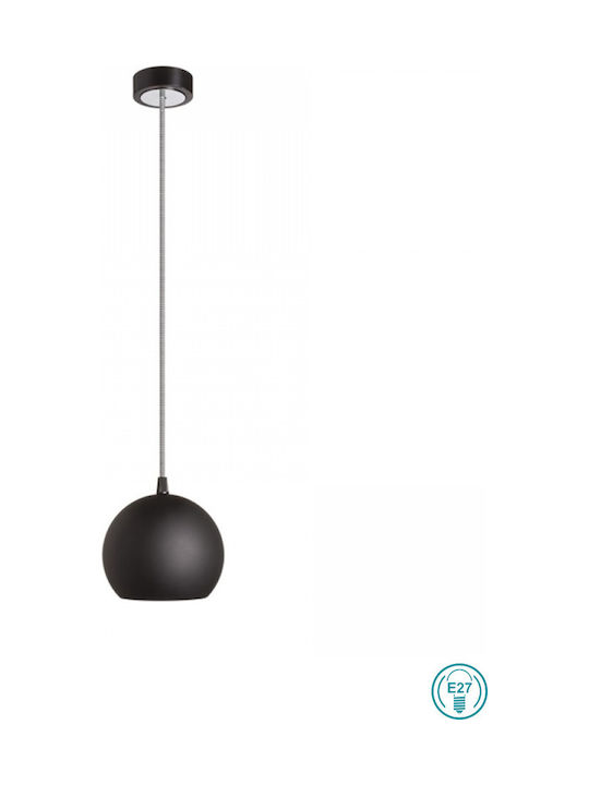 Rendl Light Studio Copa Μοντέρνο Κρεμαστό Φωτιστικό Μονόφωτο Καμπάνα με Ντουί E27 σε Μαύρο Χρώμα