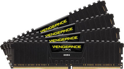 Corsair Vengeance LPX 128GB DDR4 RAM με 4 Modules (4x32GB) και Ταχύτητα 3600 για Desktop