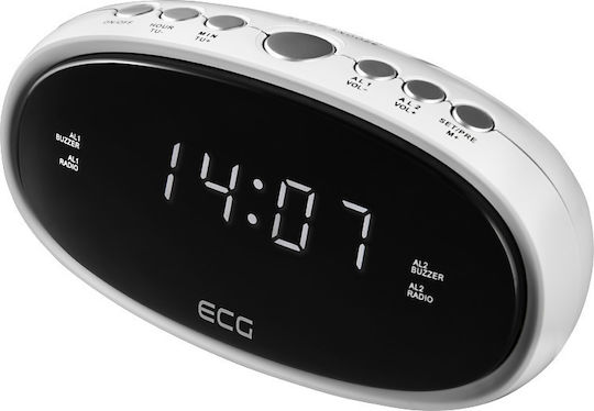 ECG RB 010 Бял Масов Дигитален Часовник Бял RB010