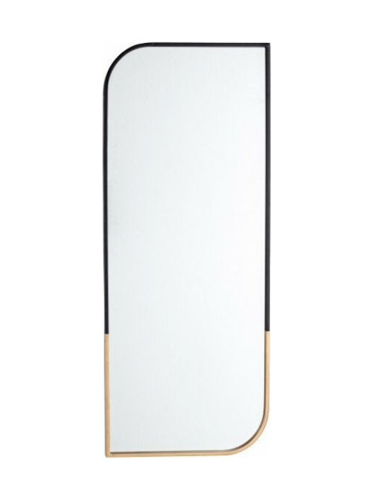 Bizzotto Wall Mirror with Black Metallic Frame 100x40.5cm 1pcs