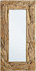 Bizzotto Wall Mirror Full Length with Brown Wooden Frame 120x60cm 1pcs