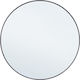 Bizzotto Wall Mirror with Black Metal Frame length 70cm
