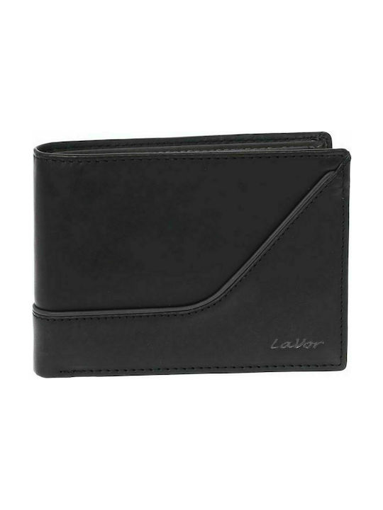 Lavor 1-5648 Кожен Мъжка портмоне с RFID Черно