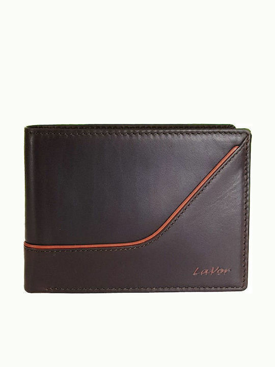 Lavor Leather Men's Wallet Classic with RFID Brown