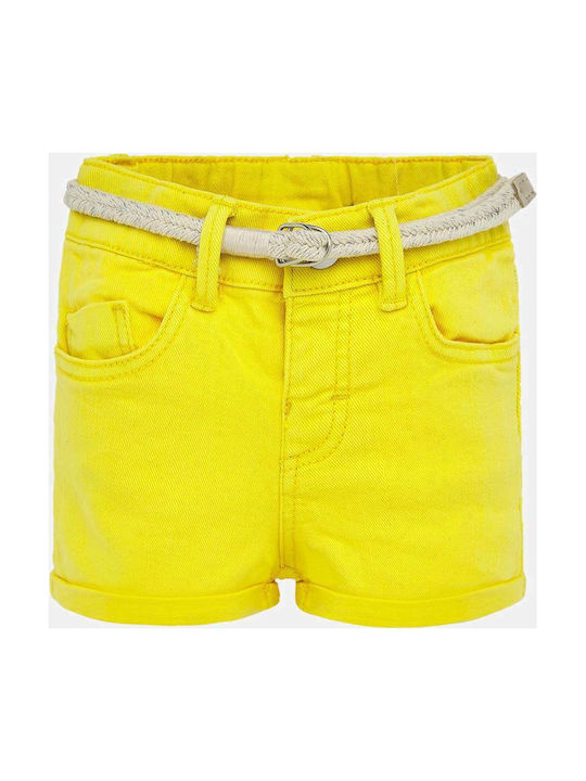 Mayoral Kids Shorts/Bermuda Fabric Yellow