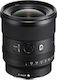 Sony Full Frame Φωτογραφικός Φακός FE 20 mm F1.8 G Wide Angle για Sony E Mount Μαύρος