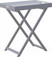 Rechteckig Couchtisch Holz Gray L58xB39xH66cm