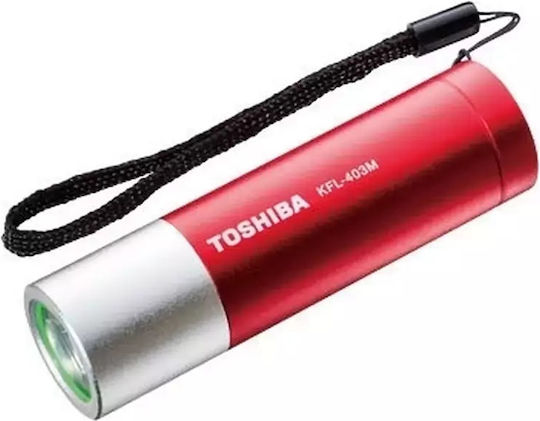 Toshiba Φακός LED με Μέγιστη Φωτεινότητα 85lm KFL-403M(R) C Red