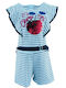 Kids' Fabric Jumpsuit Shorts/Bermudas White