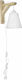 Heronia Vintage Lamp Wall Socket with Socket E27 and Switch White 32x32cm