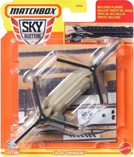 Mattel Skybusters Planes CH-47 Chinook Matchbox Airplane for 3+ years+ Years