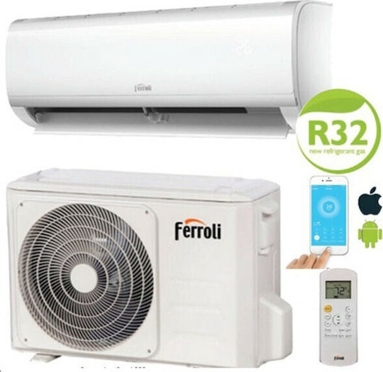 Ferroli Diamant S 12 Κλιματιστικό Inverter 12000 BTU A++/A+ με Ιονιστή και WiFi