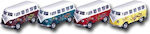 Goki VW Classical Bus Car 1:64 (Various Designs) 1pc 12087