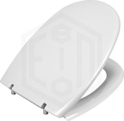 EVIOP Plastic Toilet Seat White Apollo 48cm