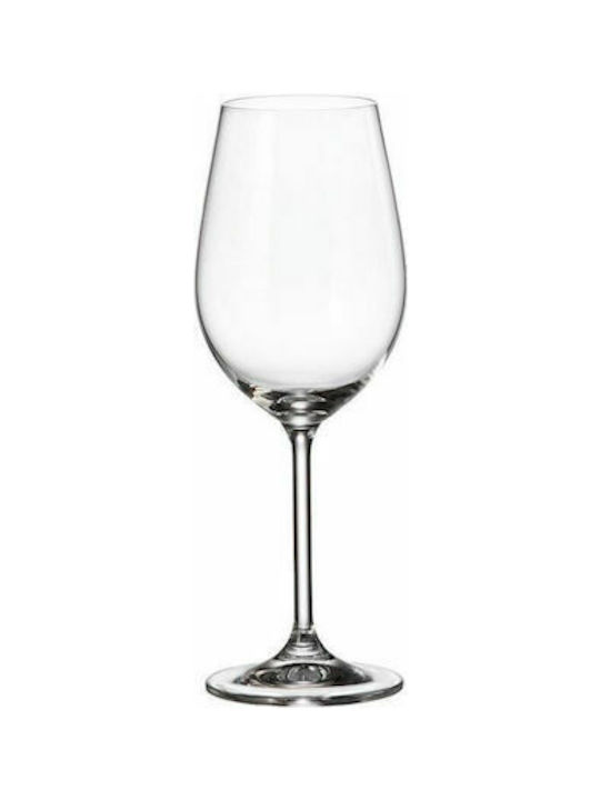 Bohemia Colibri Σετ Ποτήρια για Λευκό Κρασί από Κρύσταλλο Κολωνάτα 350ml 6τμχ