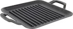 Lodge Non-Stick Baking Plate with Cast Iron Grill Surface 36.83x27.94x3.55cm