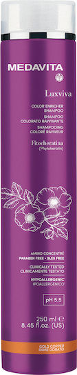 Medavita Luxviva Shampoos Reconstruction/Nourishment & Hydration for Coloured Hair 250ml