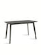 Benson Table Kitchen Wooden Gray 120x75x75cm