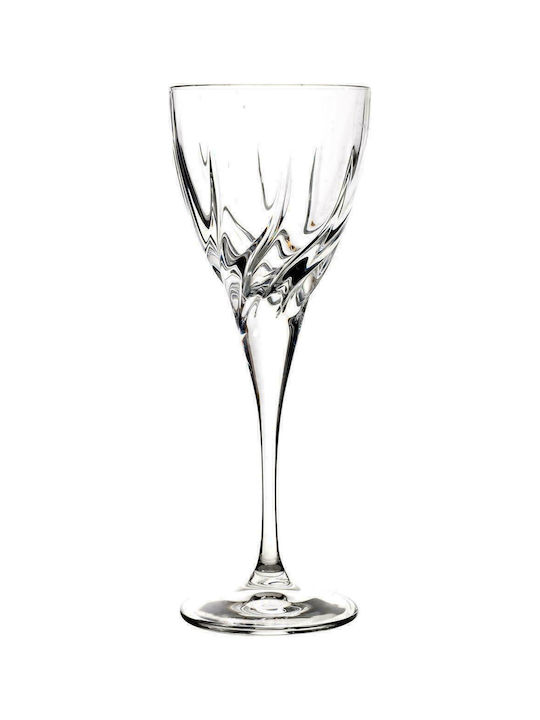 RCR Trix Σετ Ποτήρια για Λευκό Κρασί από Κρύσταλλο Κολωνάτα 180ml 6τμχ