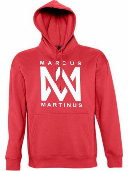 MARCUS & MARTINUS Kapuzenpullover - ROT