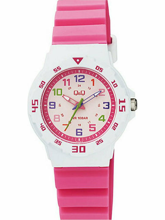Q&Q Kids Analog Watch with Rubber/Plastic Strap...