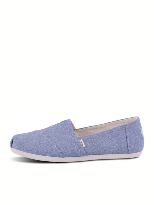 Toms Alpargata Stoff Damen Espadrilles in Hellb...