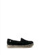 Palma Wrap Women's Suede Espadrilles Black