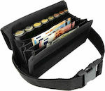 Plastic Waiter Waist Bag / Pouch with 8 Number of Spit 22.5x6.5x11cm Eurocash PW 8 300PW8PL