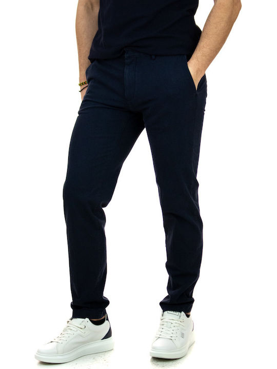 Tommy Hilfiger Ανδρικό Παντελόνι Chino σε Tapered Γραμμή Navy Μπλε